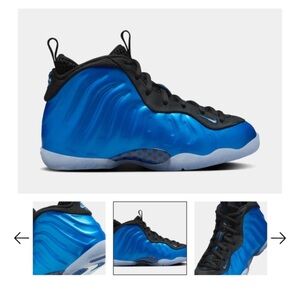 Nike Little Posite One (PS)- International Blue - KIDS SIZE 2Y